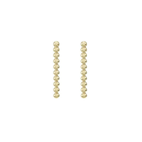 MSE Long Shiny Gold Earring